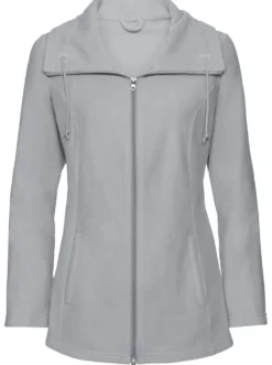 Fleecejacke mit 2-Wege-Reißverschluss