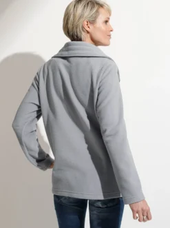 Fleecejacke mit 2-Wege-Reißverschluss