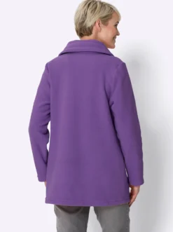 Fleecejacke mit 2-Wege-Reißverschluss