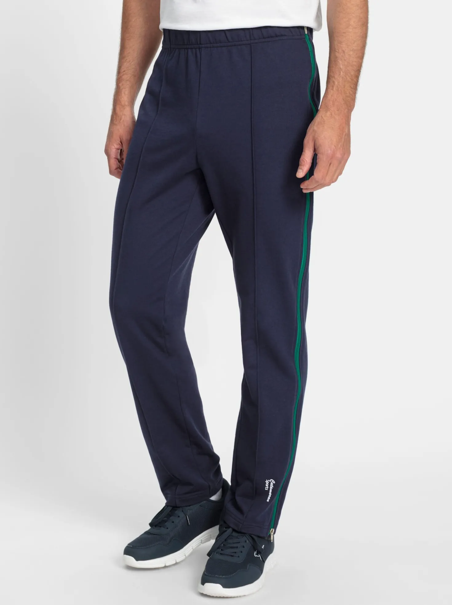 Freizeithose , am Bein von unten bis oben zu öffnen