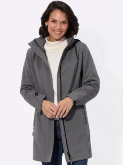Funktionsjacke mit Fleece-Futter