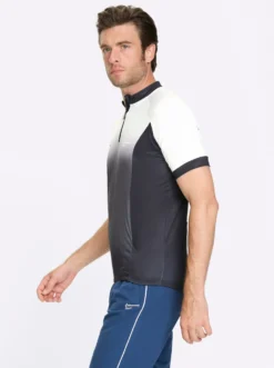 Funktionsshirt mit Reißverschluss-Taschen hinten
