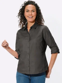 Hemdbluse in Cord-Qualität