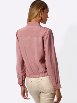 Hemdbluse mit Ziersteinchen