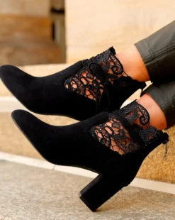 High-Heel-Stiefelette