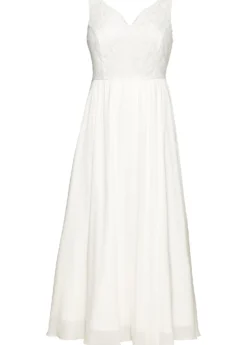 Hochzeitskleid mit Spitze und Pailletten