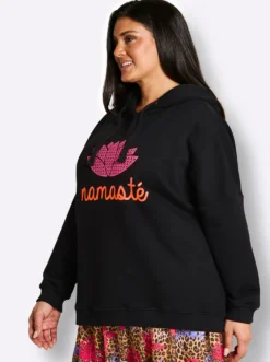 Hoodie mit Statementprint