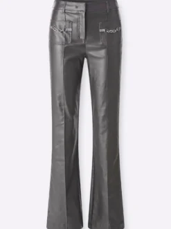 Hose aus Leder-Imitat