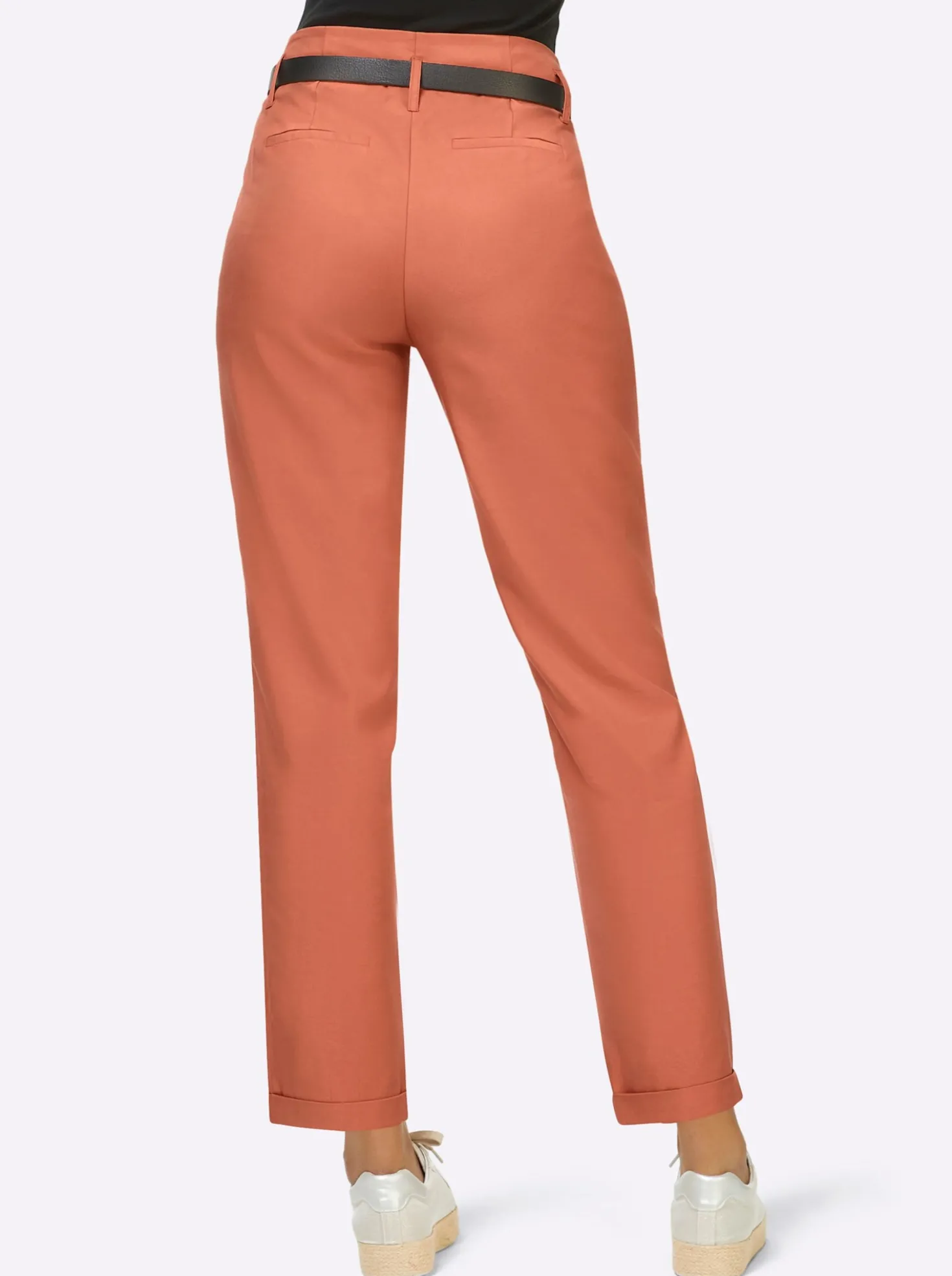Hose mit hoher Taille