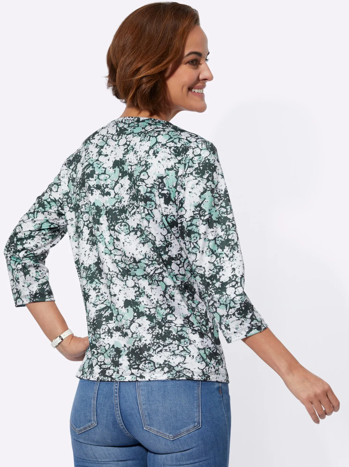 2-in-1-Shirt in formstabiler Jersey-Qualität