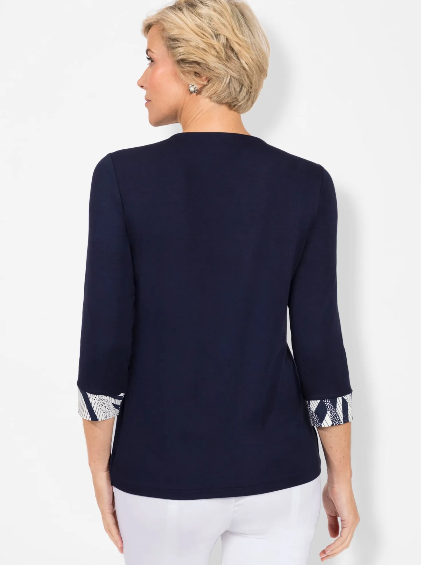 2-in-1-Shirt mit bedrucktem Einsatz