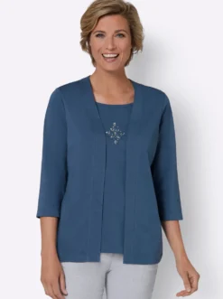 2-in-1-Shirt mit Einsatz vorne