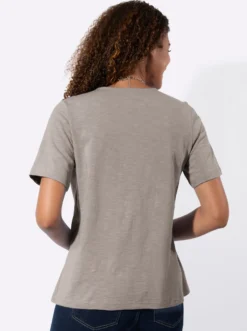 2-in-1-Shirt mit Knoten-Detail