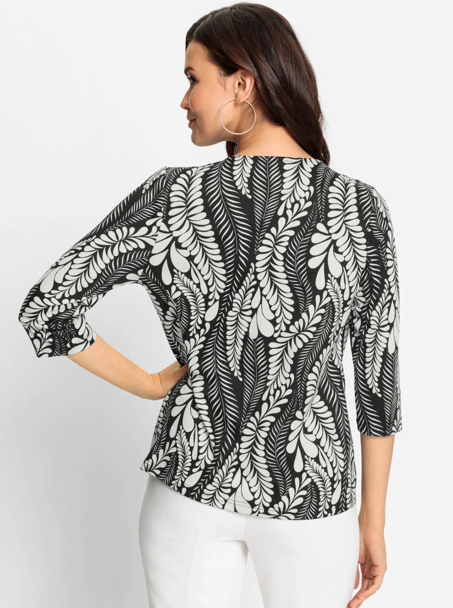 2-in-1-Shirt mit Rauten-Applikation