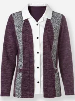 2-in-1-Shirt mit Reverskragen