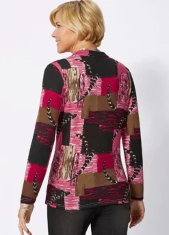 2-in-1-Shirt mit Stehkragen