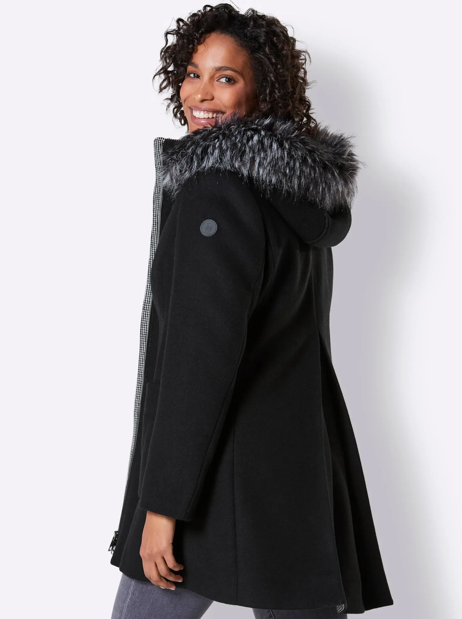 Jacke mit Woll-Anteil