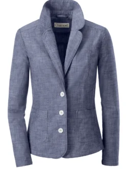 Jackenblazer mit Schulterpolstern