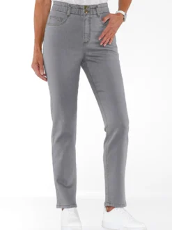 Jeans im Paperbag-Schnitt