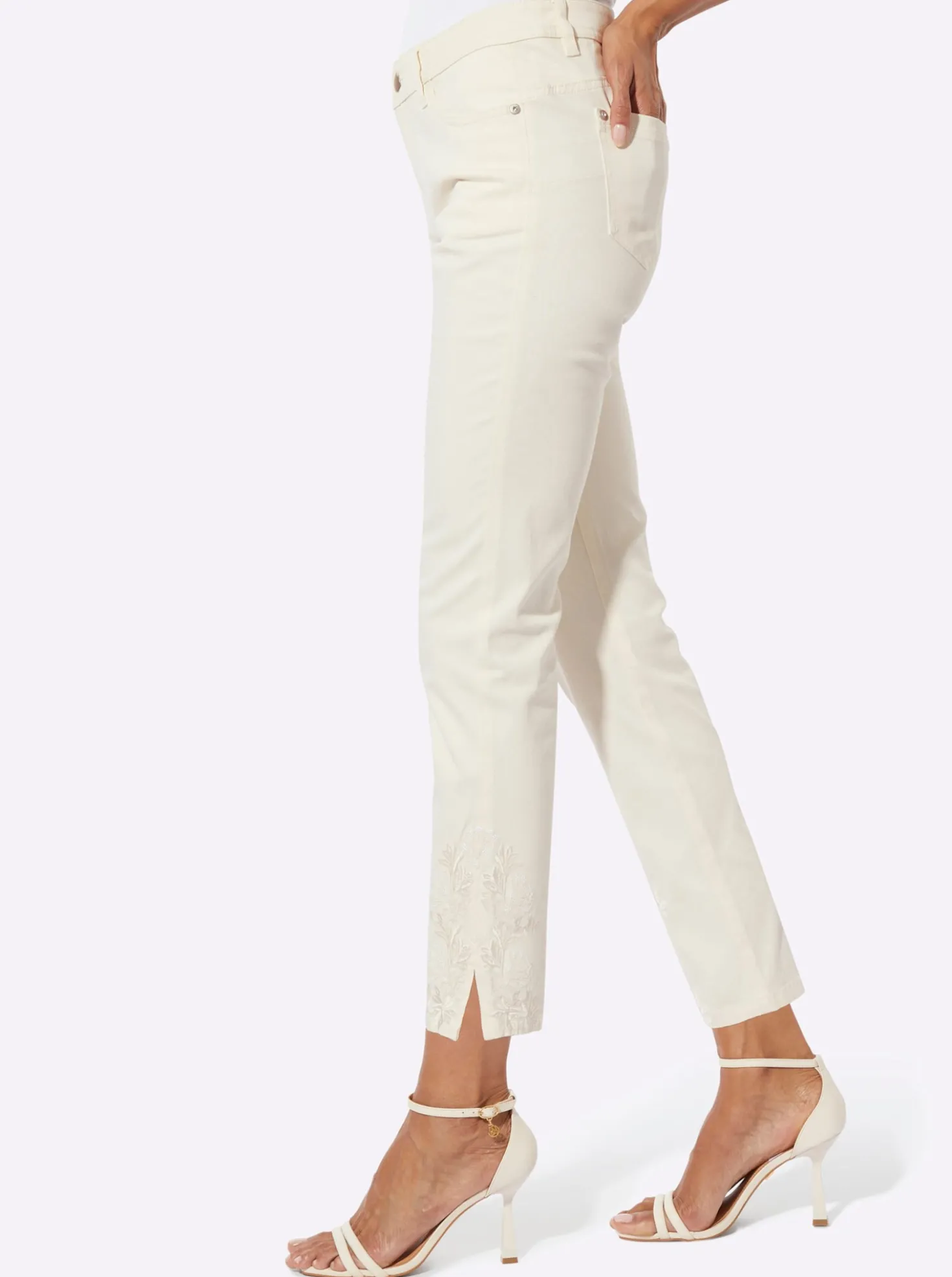 7/8-Jeans in Baumwoll-Stretch-Qualität