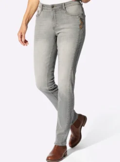 Jeans in modischer Waschung