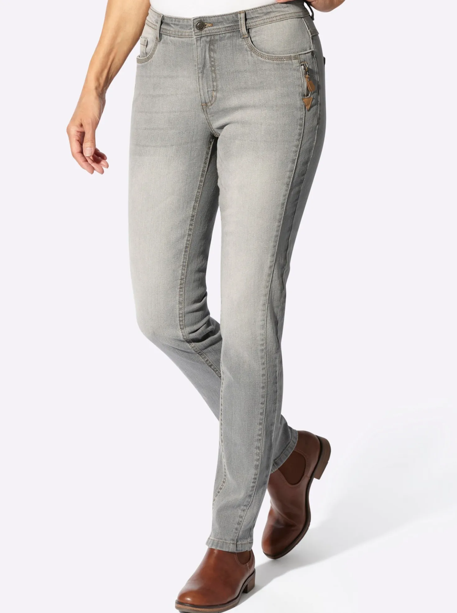 Jeans in modischer Waschung