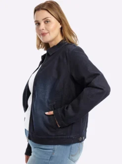 Jeansjacke in Blousonform
