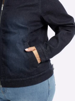 Jeansjacke in Blousonform