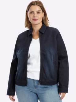 Jeansjacke in Blousonform