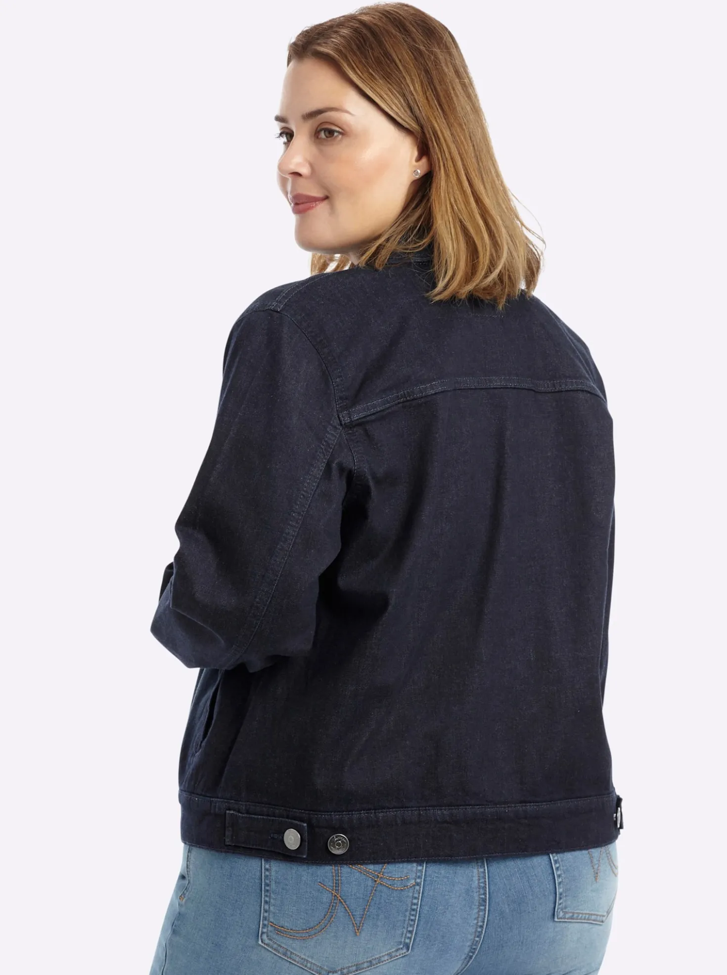 Jeansjacke in Blousonform