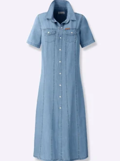 Jeanskleid in A-Form