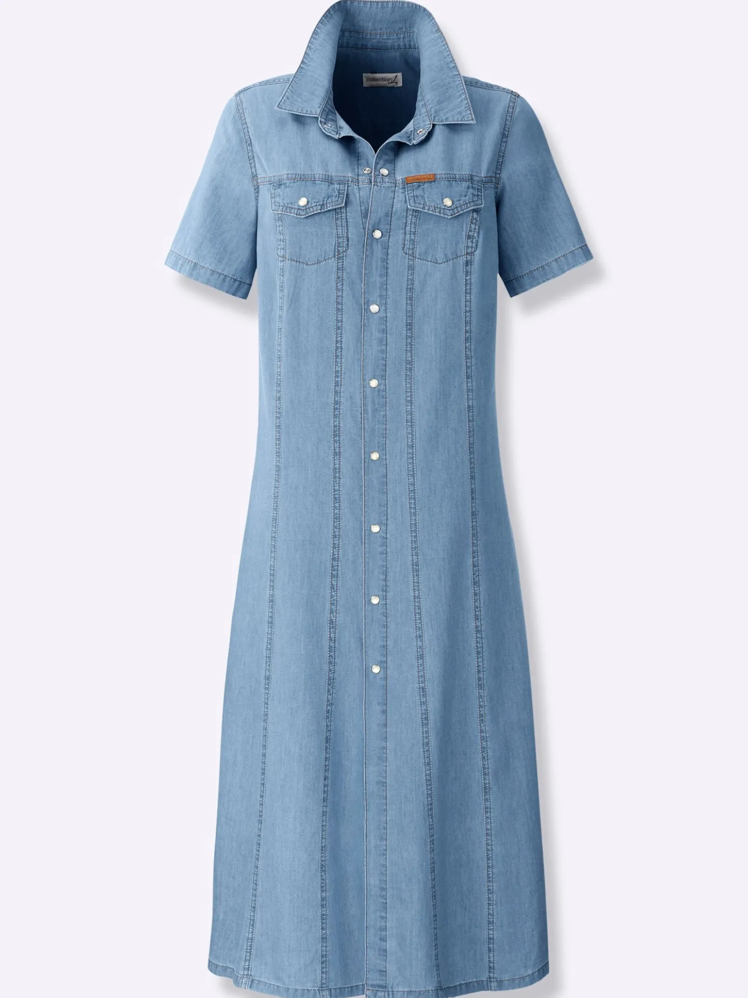 Jeanskleid in A-Form