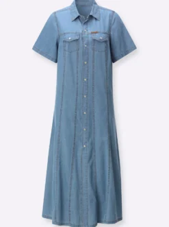 Jeanskleid in A-Form