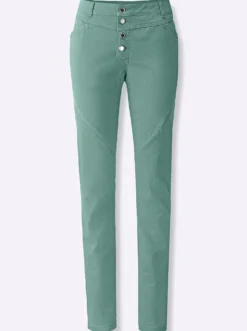 Jeans mit Knopfleiste statt Reißverschluss