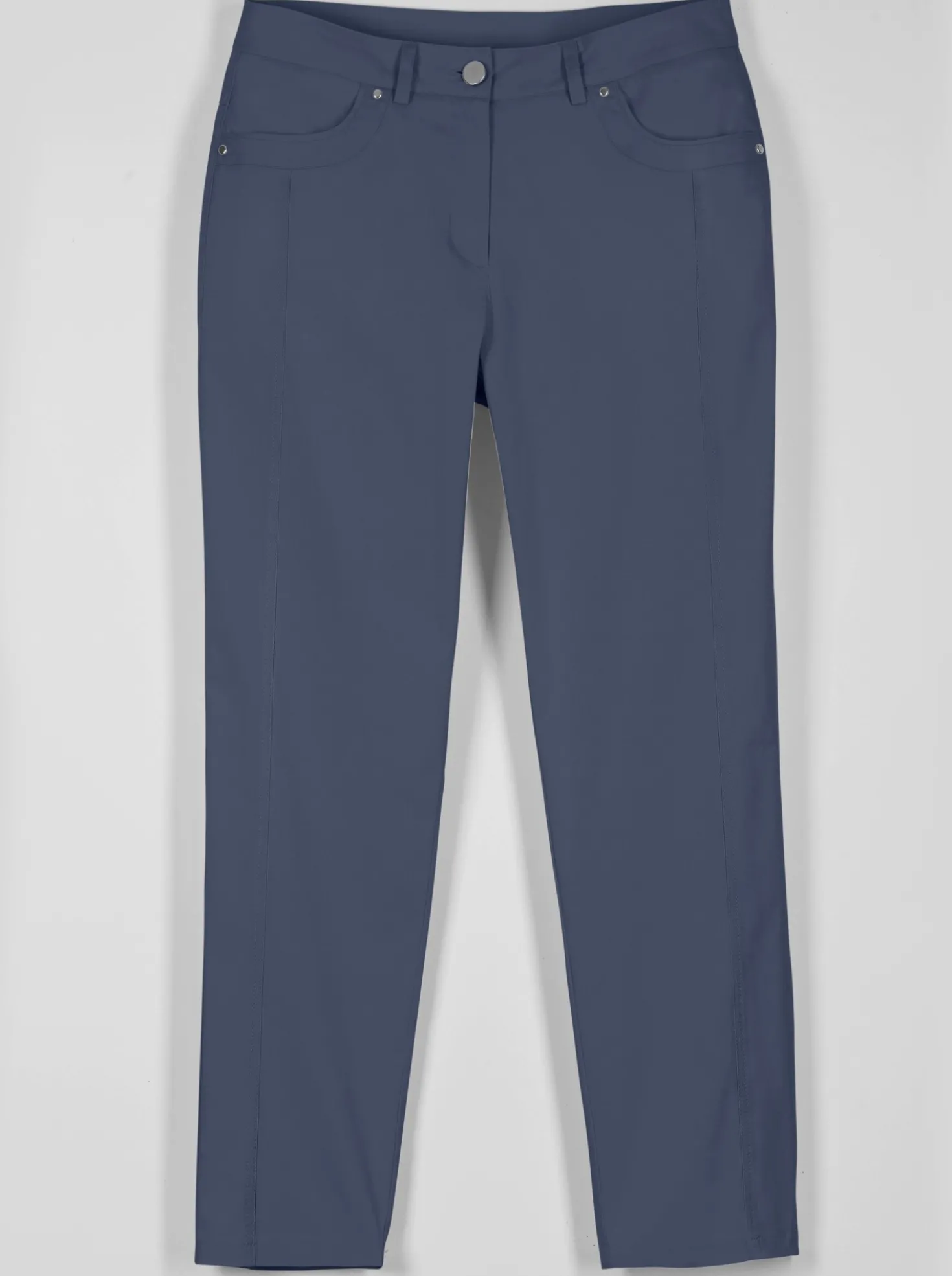 7/8-Jeans mit optisch streckenden Nähten