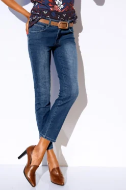 7/8-Jeans mit Power-Mesh