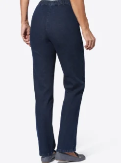 Jeans mit Reißverschluss-Blende
