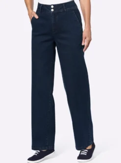 Jeans mit weitem Bein