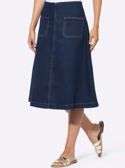 Jeansrock in A-Form