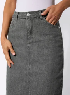 Jeansrock in 5-Pocket-Form