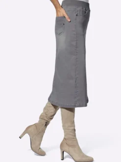 Jeansrock in Schlupfform