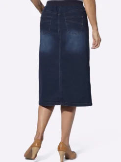 Jeansrock in Schlupfform