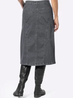 Jeansrock in Stretch-Qualität