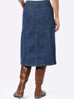 Jeansrock in Stretch-Qualität