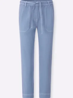 7/8-Jeans Schlupfform, mit Dehnbund