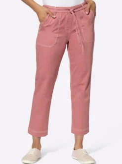 7/8-Jeans Schlupfform, mit Dehnbund