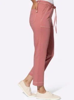 7/8-Jeans Schlupfform, mit Dehnbund
