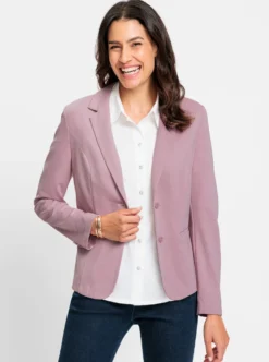 Jerseyblazer in Interlock-Qualität