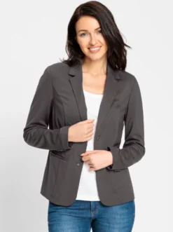 Jerseyblazer in Interlock-Qualität