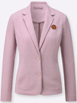 Jerseyblazer in Interlock-Qualität